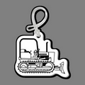 Bulldozer (Deep Tread) Tractor Luggage/Bag Tag W/ Tab